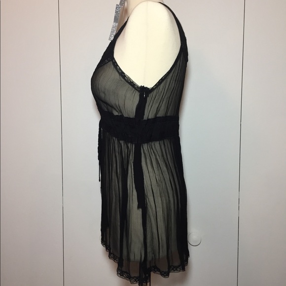 A•B•S Collection Black Sheer Blouse - Picture 3 of 8